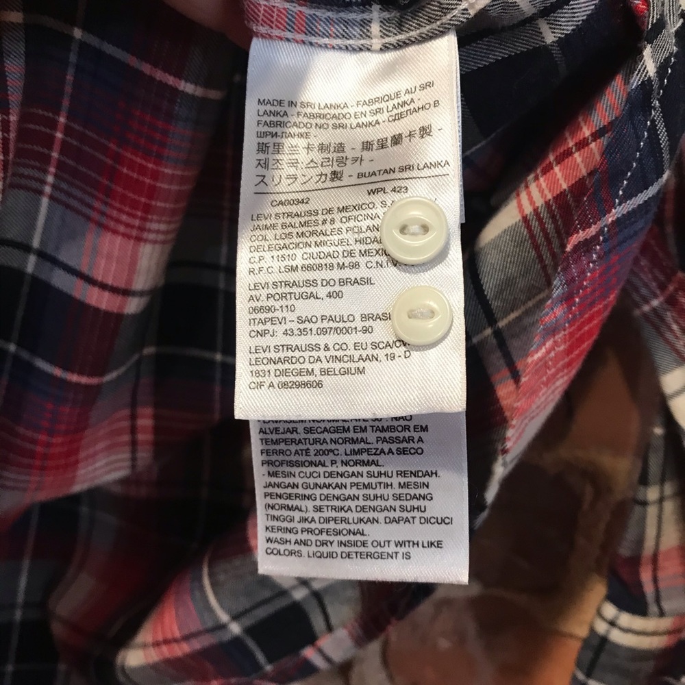 Levi's Women's Workwear Boyfriend Shirt 2X - Picture 5 of 8